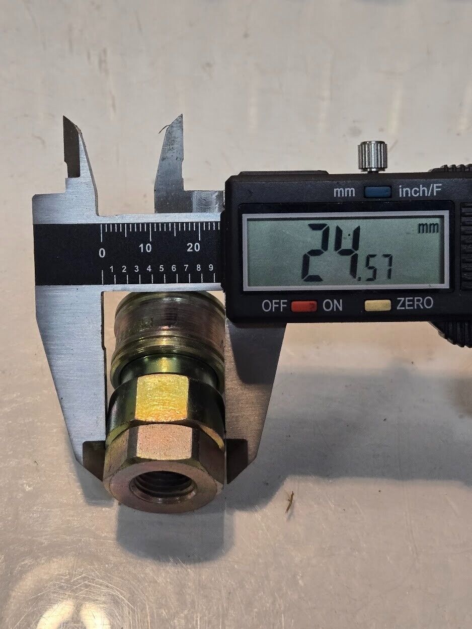 3 Quantity of Perfecting Coupling Series V Quick Connect 1/4"-18 x 1/4" (3 Qty)