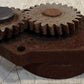 Diesel Engine Oil Pump Cast Metal With Two Drive Gears Heavy Equipment Motor