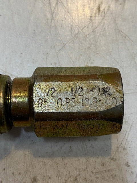 2 Qty of Parker 1/2 R5-10 | SAE JIC | PX8D Hydraulic Hose Fittings (2 Qty)
