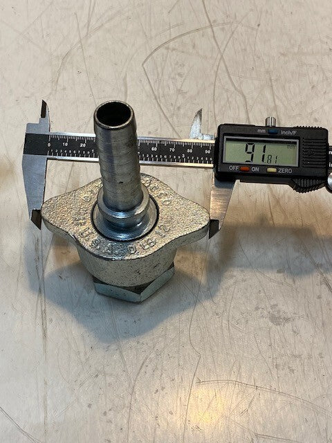 2 Quantity of Dixon Hose Barb Coupler Assy DLB12 | B12 | 15mm ID (2 Quantity)