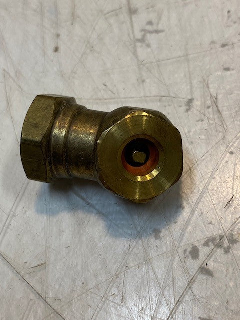 10 Qty of 90-Degree Brass Closed Ball Foot Air Chucks 11mm ID 34mm L (10 Qty)
