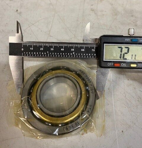 MRC 7207PJDU Angular Contact Bearing - 35 mm Bore, 72 mm OD, 17 mm Width
