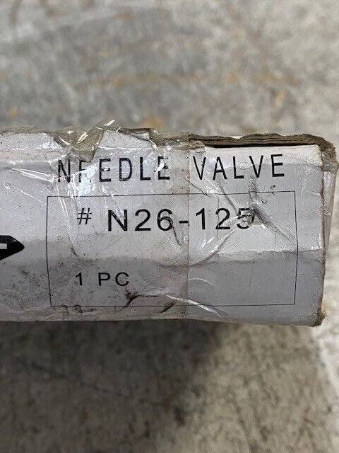 KF Industries Needle Valve N26-125