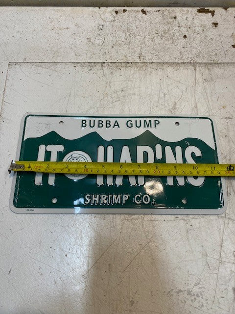 Bubba Gump Shrimp Co. It Hap'ns License Plate 09F-0669