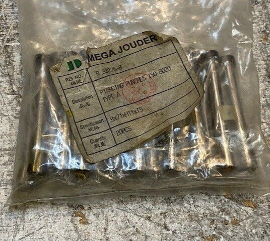 Pack of 20 JD Mega Jouder Piercing Punches ISO 8020 Type A | R33275-8