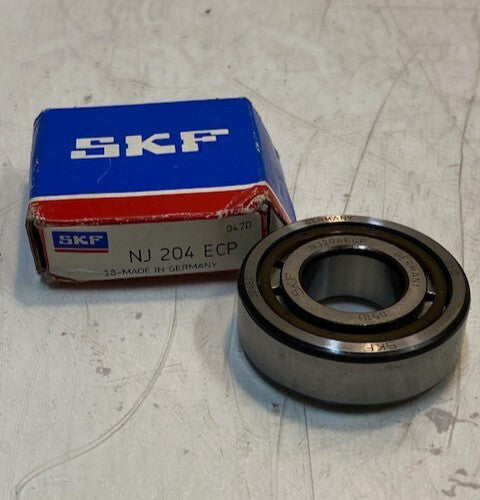 SKF NJ204ECP Single Row Cylindrical Roller Bearing 47mm OD 20mm Bore 14mm Thick
