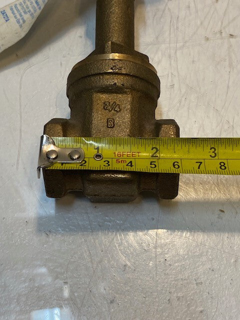 NIBCO 3/4" BRONZE GATE VALVE T-131 | 150 SWP 300 WOG 2A727A