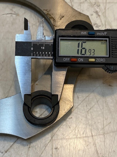 KTR Single Disc Shaft Coupling 7-3/4" OD 124mm Bore 17mm Holes