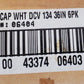 6 Qty. of MD U-Shaped Vinyl Door Bottom Weatherstrip Door Drip Cap 06403 (6 Qty)