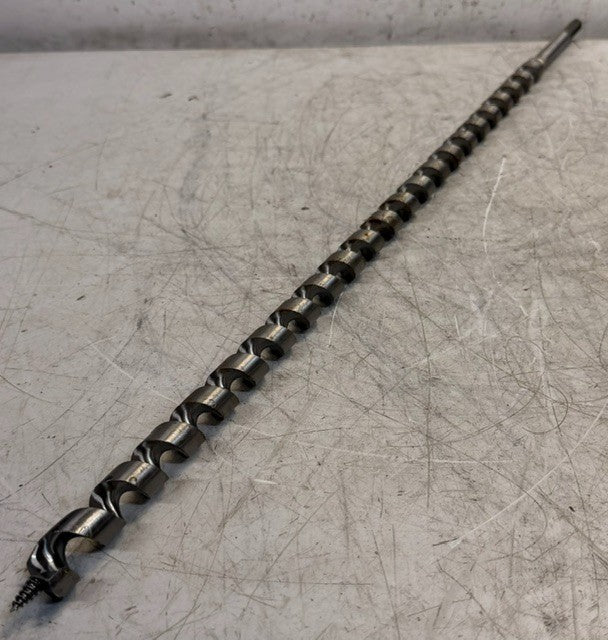 IRWIN 13/16 In Ship Auger Drill Bit 29-5/8 In Length Wood Boring Bit Heavy Duty