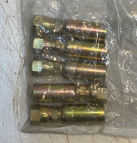 Bag of 5 Weatherhead SAE 37 DEG Hydraulic Female Swivel Fittings 10227
