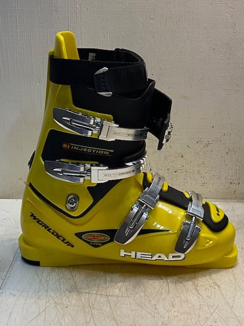 Head High Performance Yellow Ski Boots Worldcup M-102 MP290 Size 29.0 | 290-295