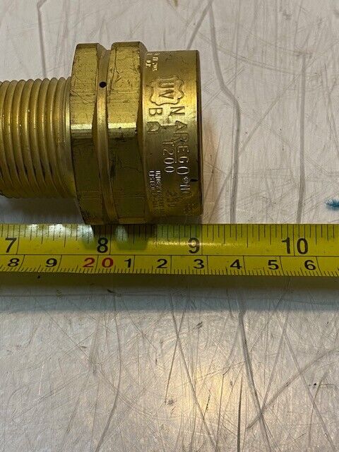 Rego Pressure Relief Valve 8684G Pop Action Brass 250 PSI 1" NPT 2620 Air