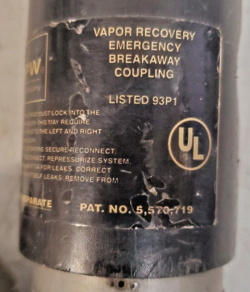 Richards/OPW STVA Safe T Gard Gas Pump Breakway Vacuum Coupling 5570719 | 350LB