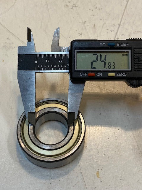 10 Qty of CBF Single Row Radial Ball Bearings 62052ZC3 | 52x25x15mm (10 Qty)