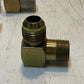 9 Quantity of 90 Degree Elbow Hydraulic Fittings 26mm Thread 17mm ID 15mm Nipple