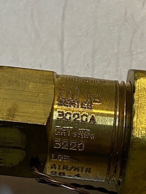 Brass Refrigeration Pressure Relief Valve CAT No. 3220, 3C2CA, 283C, D1514.B