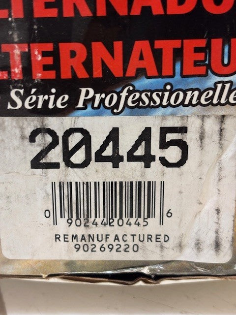 World Wide Automotive Premium Remanufactured Delco Remy Alternator | 20445