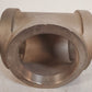 Stainless Steel T-Shaped Tee 3 Way Pipe Coupling 6.5" Diameter x 10" Width