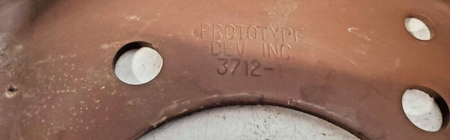 Prototype DEV. INC Brake Drum 3712-1 | 6.00X9 TIRE | MIL-W-8005 | MS24325