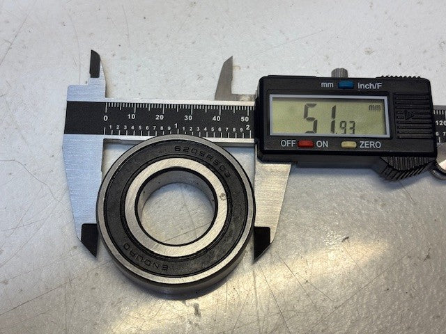 7 Quantity Enduro Single Row Ball Bearing 52x25x15mm | 6205RSC3 (7 Quantity)