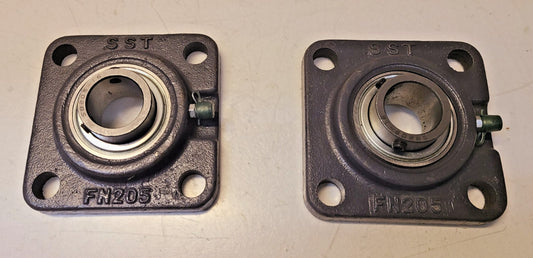 2 Quantity of SST 4-Bolt Flange Bearings FN205 | SB205-16 (2 Qty)