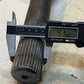 Spicer Drive Shaft Universal Joint DES130 | 45-1/2" Long 47mm End 36-Spline