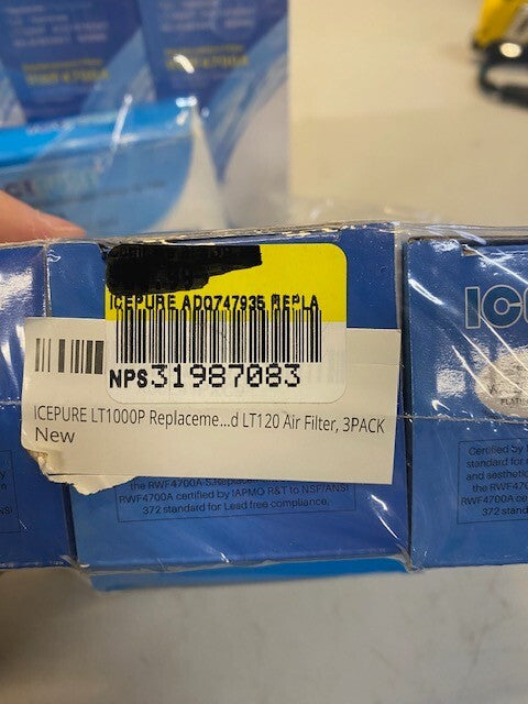 2 Quantity of ICEPURE LT1000P Replacement 3 Pack RWF4700A AF004 (2 Quantity)
