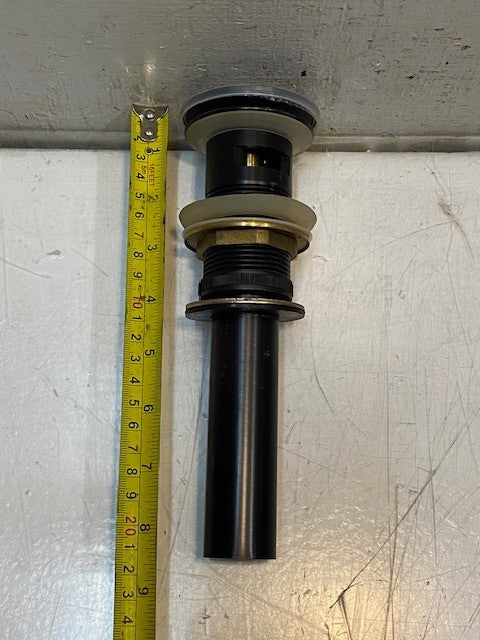 Bathroom Sink Pop-Up Drain w/ Drainage Overflow 8-1/2" Long 30mm ID 2-1/2" OD