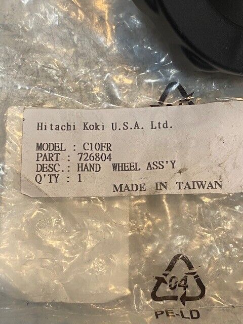 28MG Hand Wheel Assembly for Hitachi 726804 | C10FR | OB-2530 | 17495231