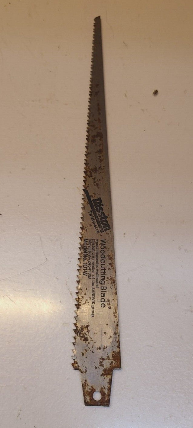 2 Qty. of Disston Woodcutting Blade Saw Blade Sharp Teeth Model # 101W (2 Qty)