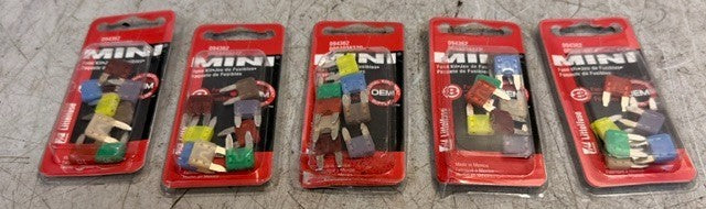 5 Quantity 8-Pack Littelfuse Mini 32v Fuse Assortment Packs 00940362ZP