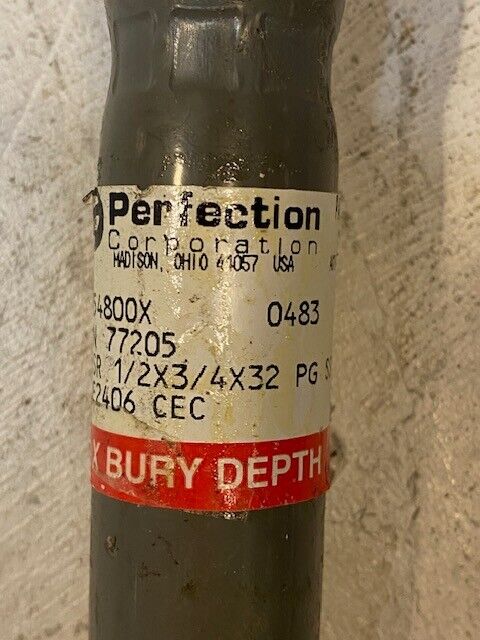 Perfection Corp Flex Gas Riser M854800X | 77205 | 1/2 x 3/4 x 32