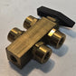 ABCO Kantleak 5 Port Stack Valve for Freon 134a | 12 500 502 22 404a 410A | 1/8"