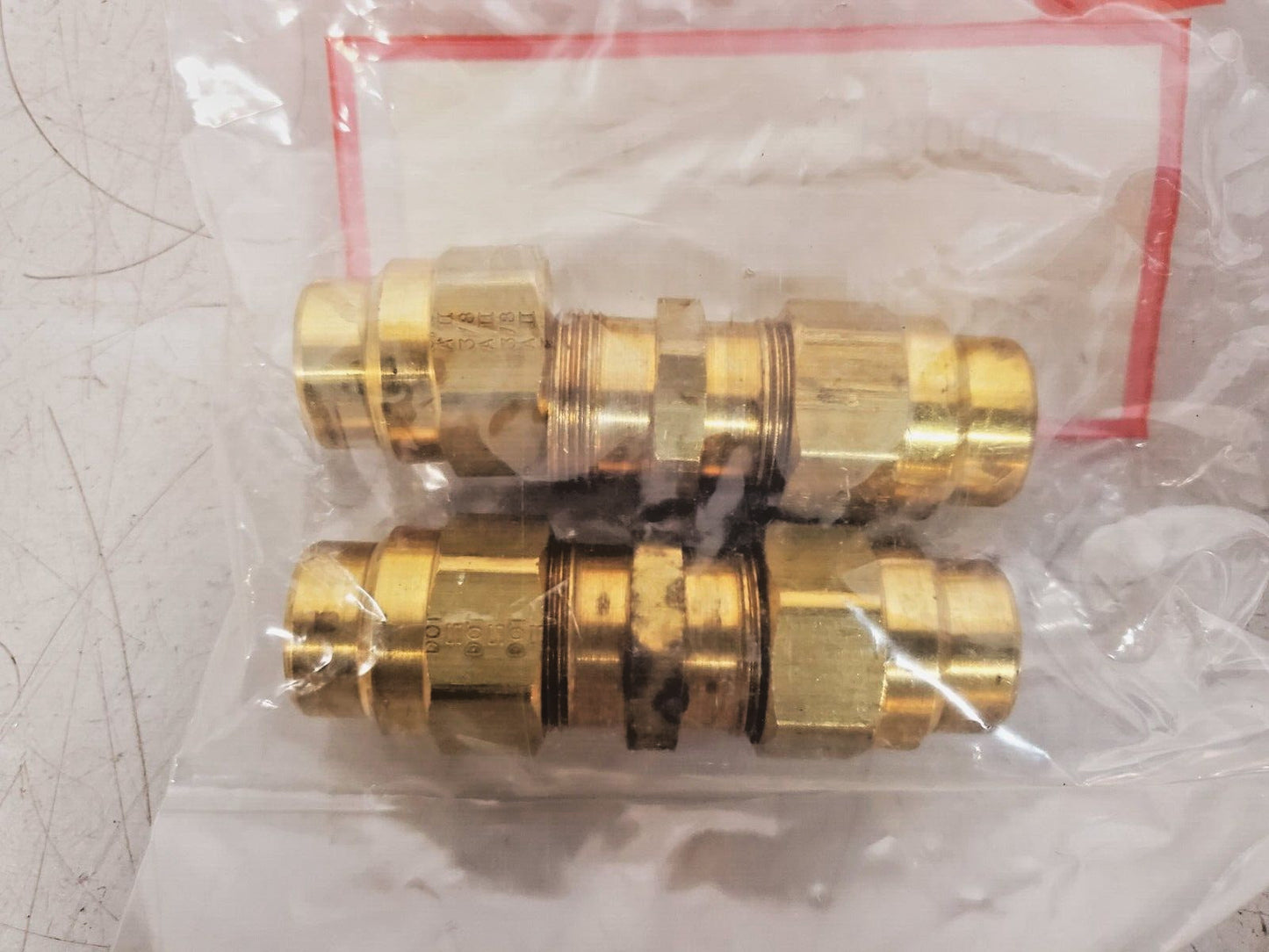2 Qty. of Velvac Reusable Air Hose Fittings Union Assembly 3/8" | 500031 (2 Qty)