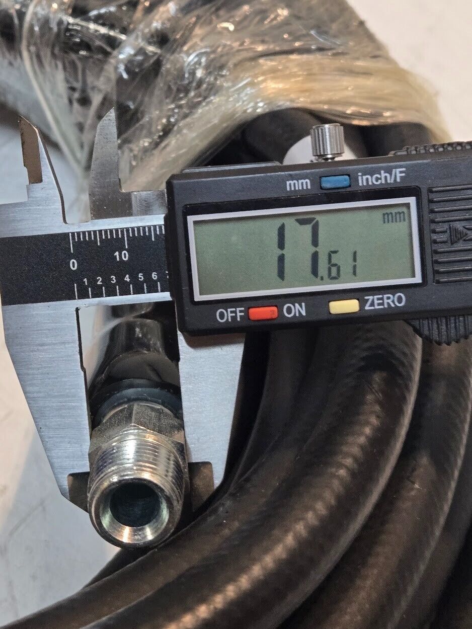 Gates Pressure Washer Hose Assembly 6PW6MP6MPX600BR 50' Long 3/8" Hose 3/8" MPT