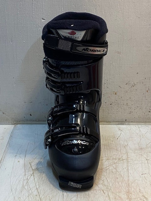 Nordica Exopower Trend 07 Black & Blue Ski Boots Size 26.5 | 300mm | 260-265