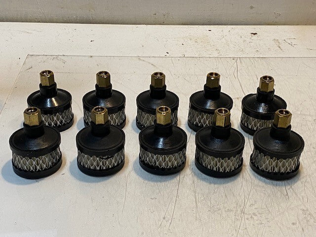 10 Qty of Intake Air Filters for Military Burners 50mm OD 14mm Hex Head (10 Qty)