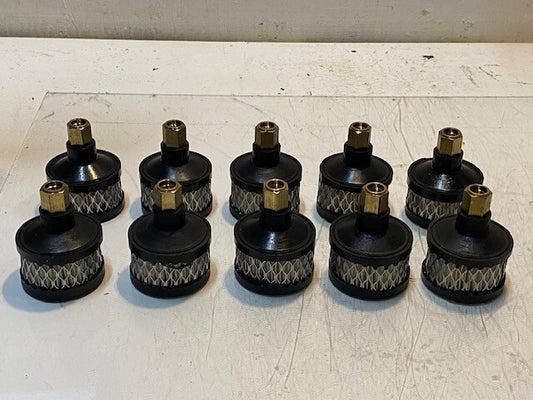 10 Qty of Intake Air Filters for Military Burners 50mm OD 14mm Hex Head (10 Qty)