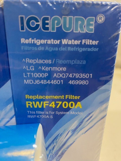 2 Quantity of ICEPURE LT1000P Replacement 3 Pack RWF4700A AF004 (2 Quantity)