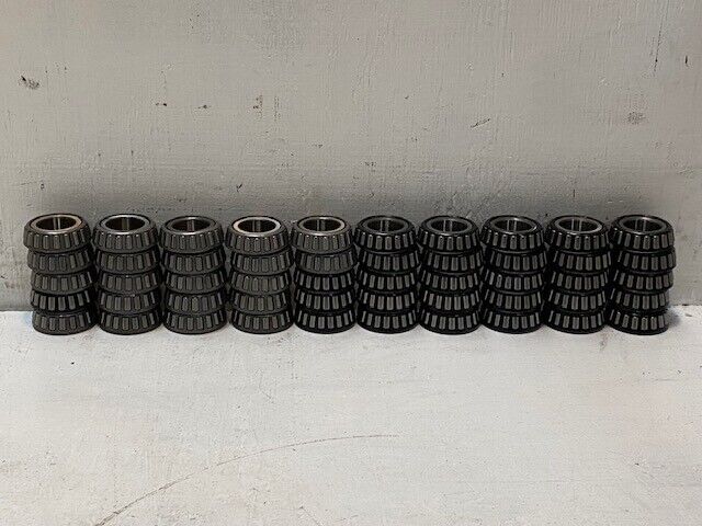 50 Qty of Peer Tapered Roller Bearings L44643 45mm OD 25mm Bore 15mm (50 Qty)