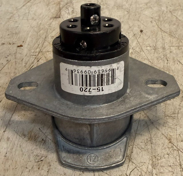 2Qty Philips Industries 15-720 7-Way Trailer Socket For Commercial Semi Trailers