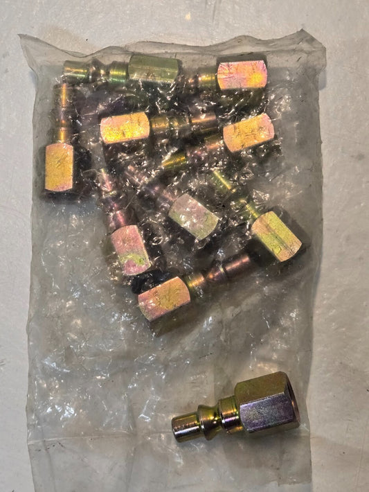 10 Quantity of Myers 54462 Quick Connect Adapters 1/4" x 1/4" FPT (10 Quantity)