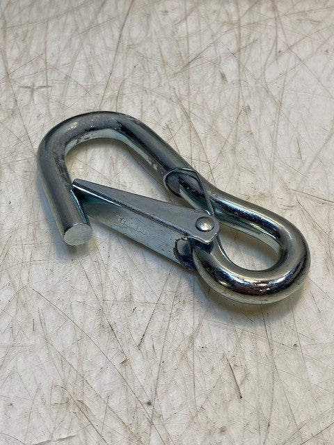 Bag of 50 Heavy Duty Steel 4-Inch Utility Safety Snap Hooks Made in Taiwan