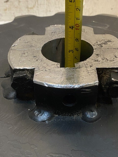 Tsubaki 14" Dia. 16-Tooth Conveyor Split Hub Chain Drive Sprocket Gear 49mm Bore