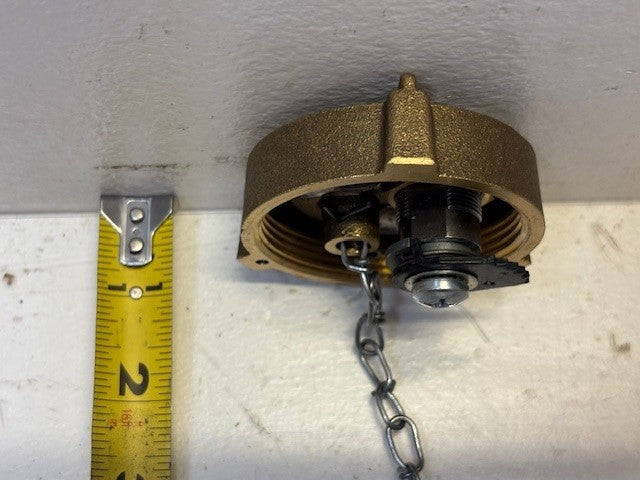 Heavy Duty Tethered Locking Fuel Tank Cap with Keys