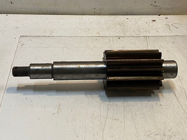 Keyed Gear Shaft 9864 F | 11-3/4" L 76mm OD 19mm Thread 13-Spline