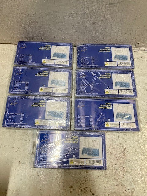 7 Lot of Sword Fish 144pc Cotter Pin Assortment 31100 (7 Quantity)