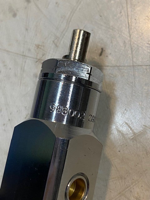 Sherwood Oxygen Valve 988002 CGA870 1299 | 3-3/4" Long 21mm Thread