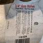 2 Quantity of Proline 110-524 3/4" Gas Valves | 032888105249 | 175 PSIG (2 Qty)